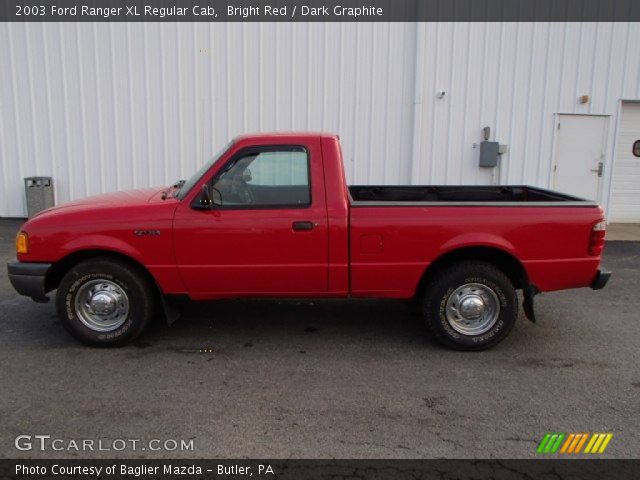 2003 Ford Ranger XL Regular Cab in Bright Red