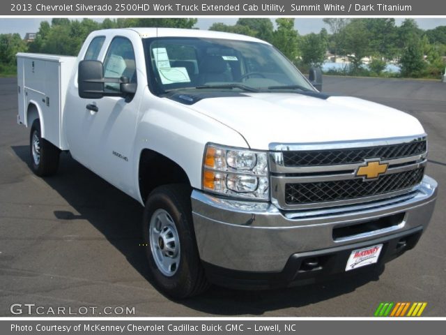 2013 Chevrolet Silverado 2500HD Work Truck Extended Cab Utility in Summit White