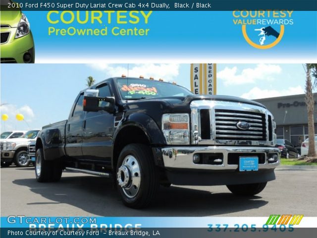 2010 Ford F450 Super Duty Lariat Crew Cab 4x4 Dually in Black