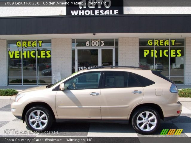 2009 Lexus RX 350 in Golden Almond Metallic