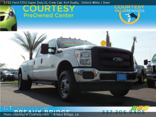 2012 Ford F350 Super Duty XL Crew Cab 4x4 Dually in Oxford White