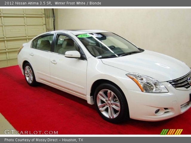 2012 Nissan Altima 3.5 SR in Winter Frost White