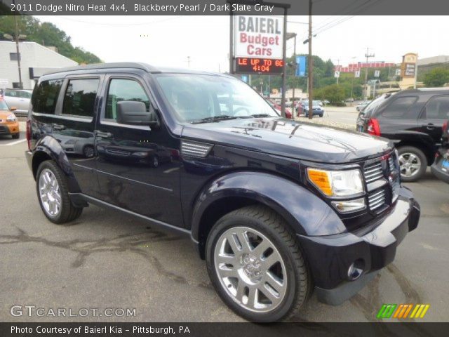 2011 Dodge Nitro Heat 4x4 in Blackberry Pearl