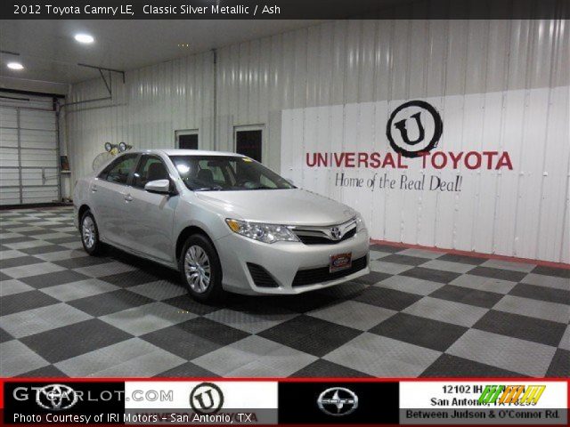 2012 Toyota Camry LE in Classic Silver Metallic