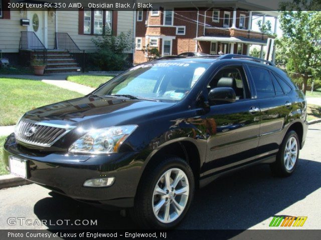 2009 Lexus RX 350 AWD in Obsidian Black