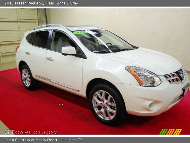 2013 Nissan Rogue SL in Pearl White