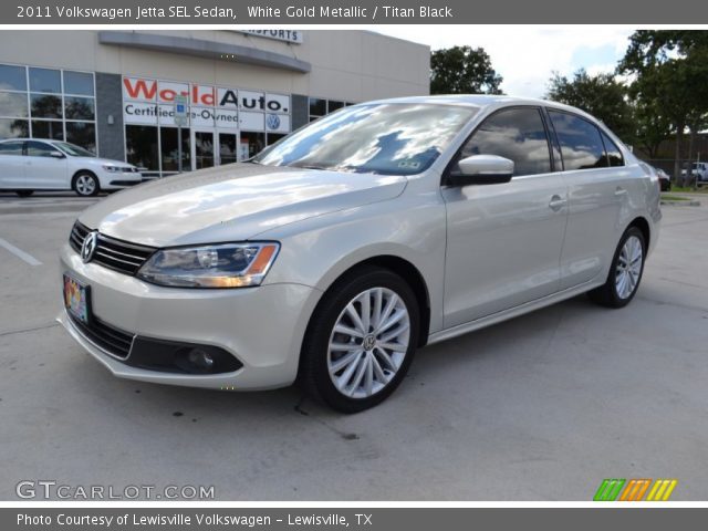 2011 Volkswagen Jetta SEL Sedan in White Gold Metallic