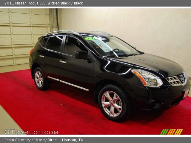 2011 Nissan Rogue SV in Wicked Black