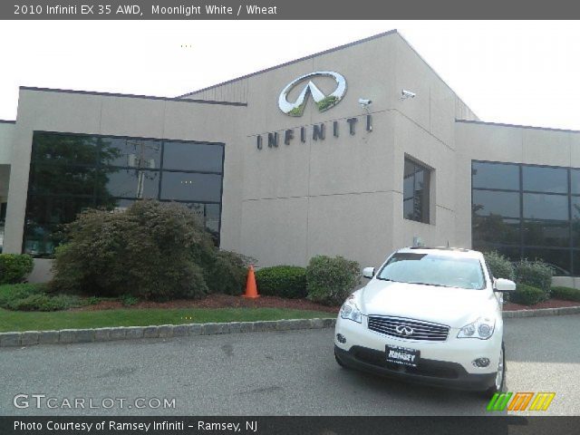 2010 Infiniti EX 35 AWD in Moonlight White