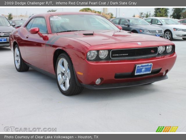 2009 Dodge Challenger R/T in Inferno Red Crystal Pearl Coat