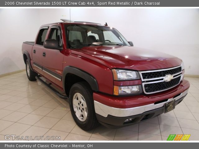 2006 Chevrolet Silverado 1500 LT Crew Cab 4x4 in Sport Red Metallic