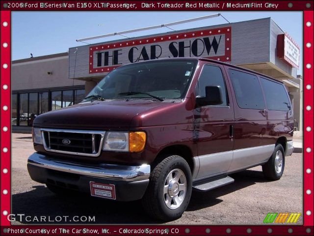 2006 Ford E Series Van E150 XLT Passenger in Dark Toreador Red Metallic