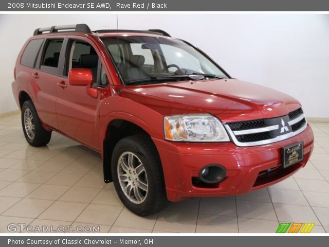 2008 Mitsubishi Endeavor SE AWD in Rave Red