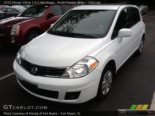 2011 Nissan Versa 1.8 S Hatchback in Fresh Powder White