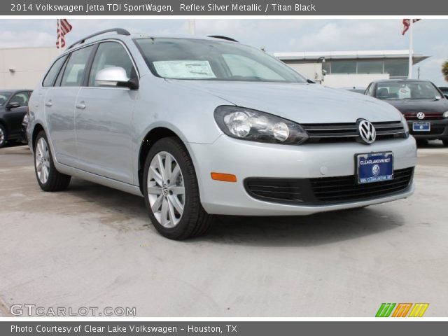 2014 Volkswagen Jetta TDI SportWagen in Reflex Silver Metallic
