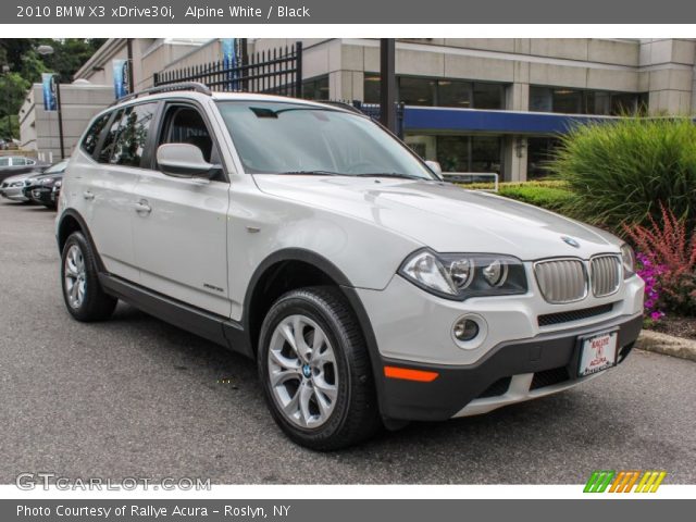 2010 BMW X3 xDrive30i in Alpine White