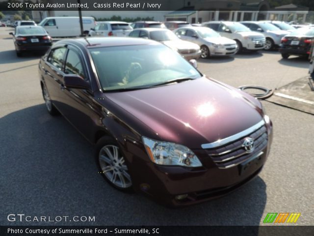 2006 Toyota Avalon Limited in Cassis Red Pearl