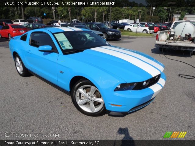 2010 Ford Mustang GT Coupe in Grabber Blue