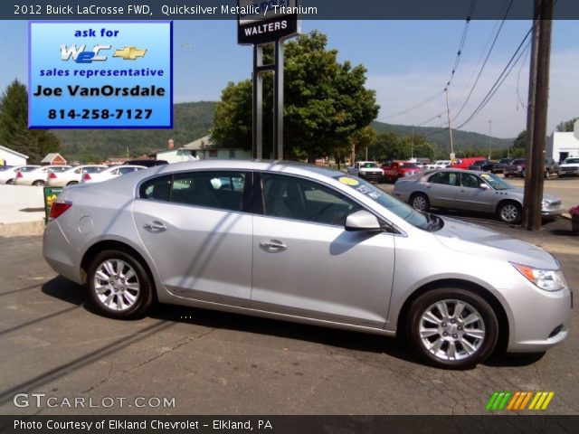 2012 Buick LaCrosse FWD in Quicksilver Metallic
