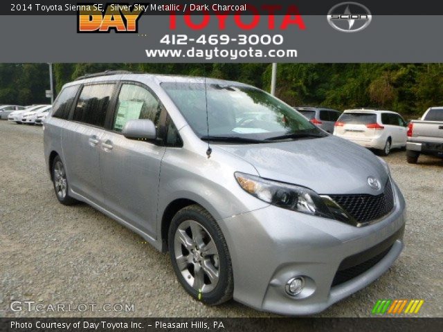 2014 Toyota Sienna SE in Silver Sky Metallic