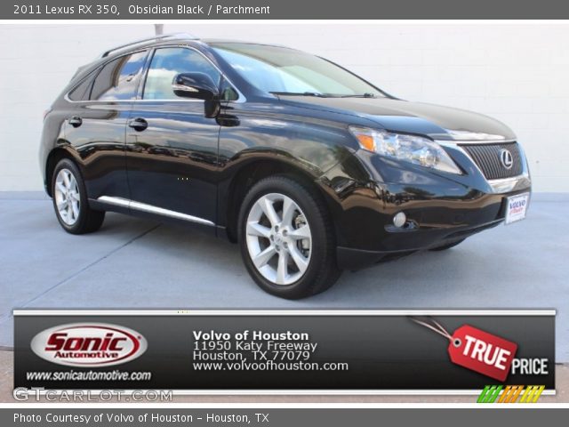 2011 Lexus RX 350 in Obsidian Black