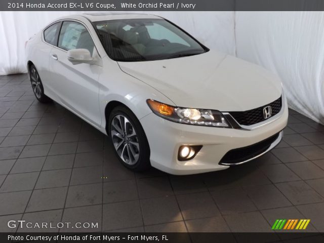 2014 Honda Accord EX-L V6 Coupe in White Orchid Pearl