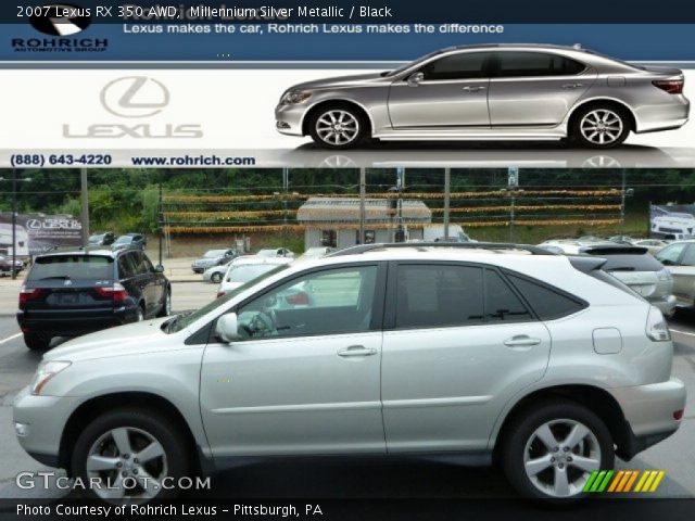 2007 Lexus RX 350 AWD in Millennium Silver Metallic