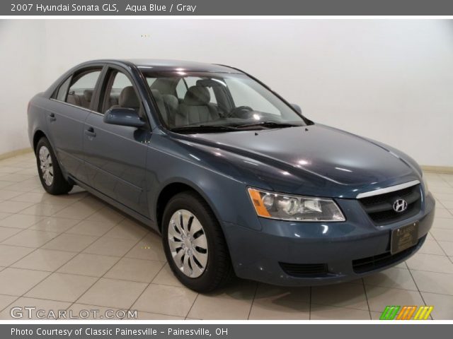 2007 Hyundai Sonata GLS in Aqua Blue