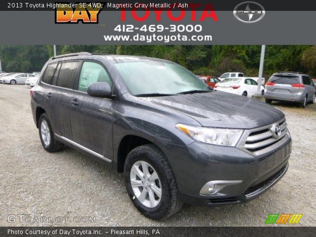 2013 Toyota Highlander SE 4WD in Magnetic Gray Metallic