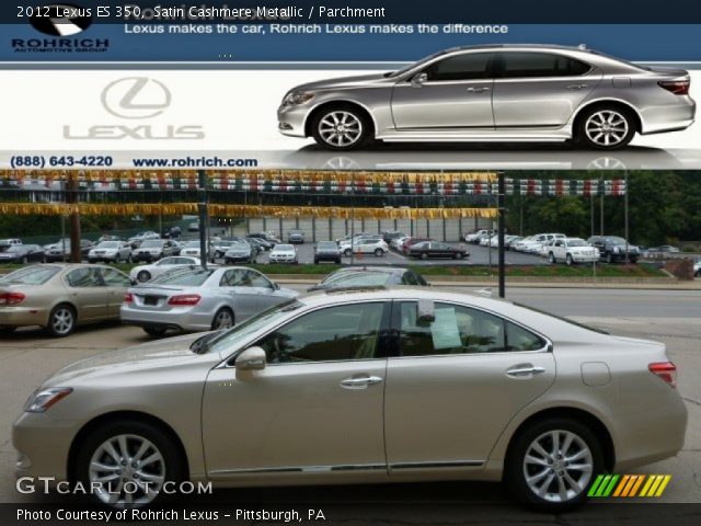 2012 Lexus ES 350 in Satin Cashmere Metallic