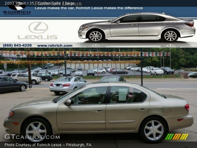 2003 Infiniti I 35 in Golden Sand
