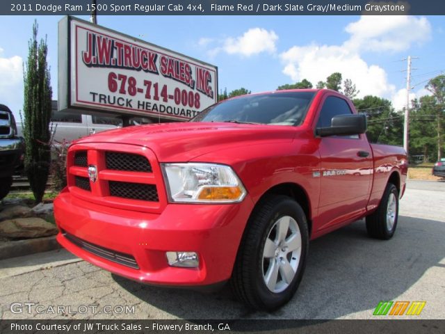 2011 Dodge Ram 1500 Sport Regular Cab 4x4 in Flame Red