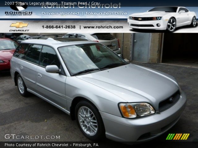 2003 Subaru Legacy L Wagon in Titanium Pearl