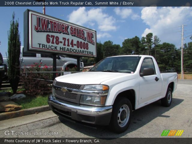 2008 Chevrolet Colorado Work Truck Regular Cab in Summit White