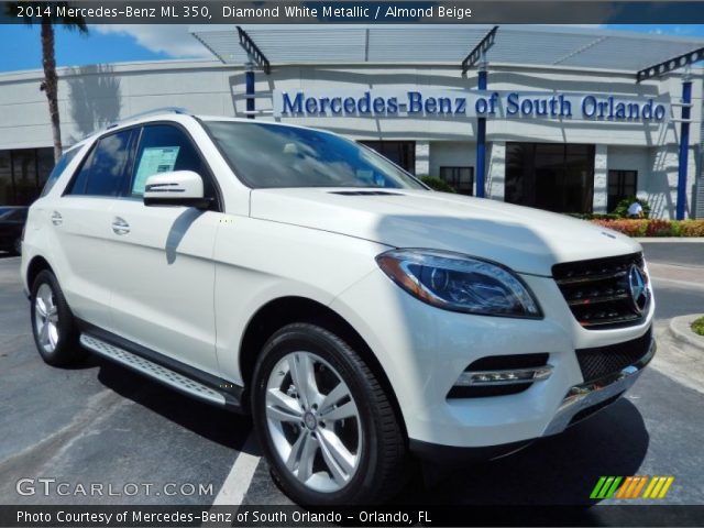 2014 Mercedes-Benz ML 350 in Diamond White Metallic