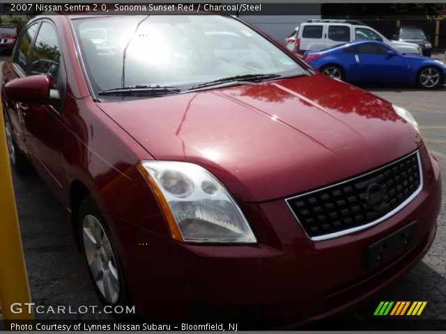 2007 Nissan Sentra 2.0 in Sonoma Sunset Red