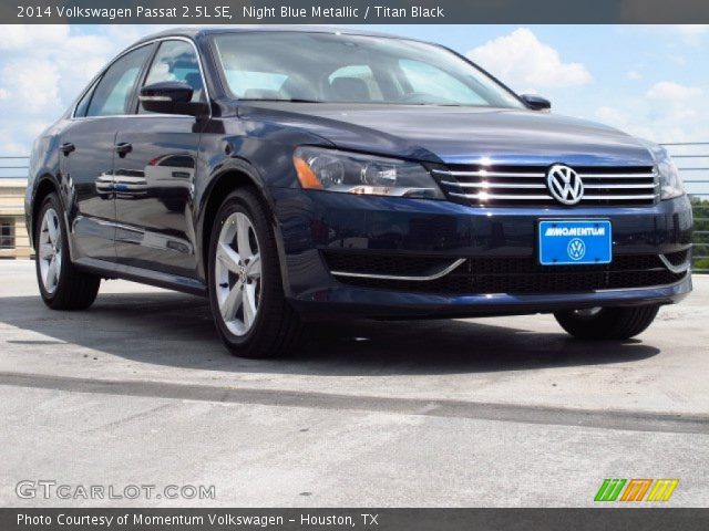 2014 Volkswagen Passat 2.5L SE in Night Blue Metallic