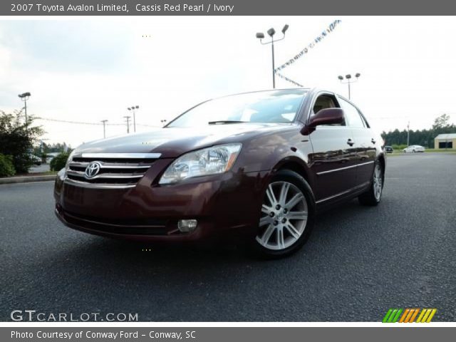 2007 Toyota Avalon Limited in Cassis Red Pearl