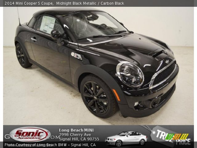 2014 Mini Cooper S Coupe in Midnight Black Metallic