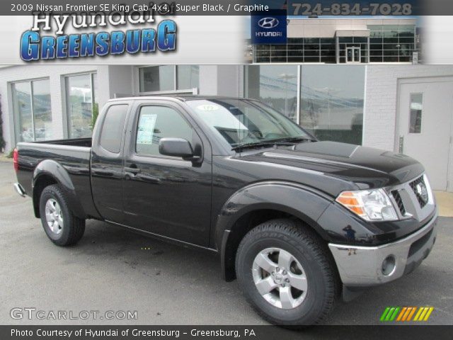 2009 Nissan Frontier SE King Cab 4x4 in Super Black