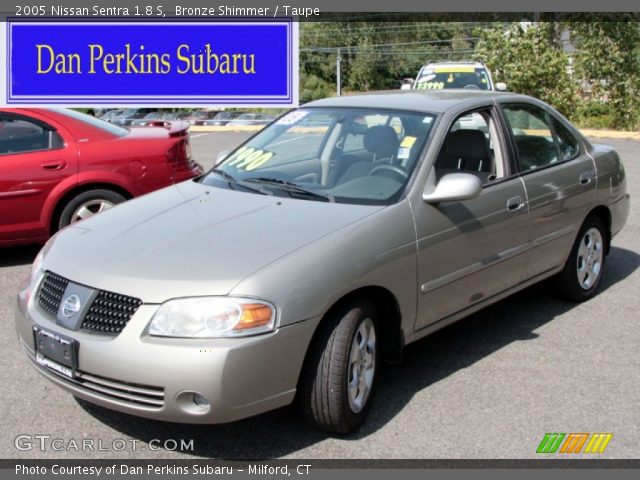2005 Nissan Sentra 1.8 S in Bronze Shimmer