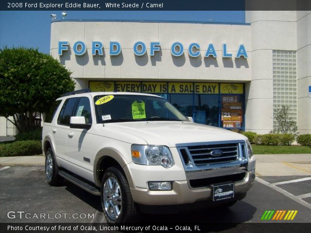 2008 Ford Explorer Eddie Bauer in White Suede