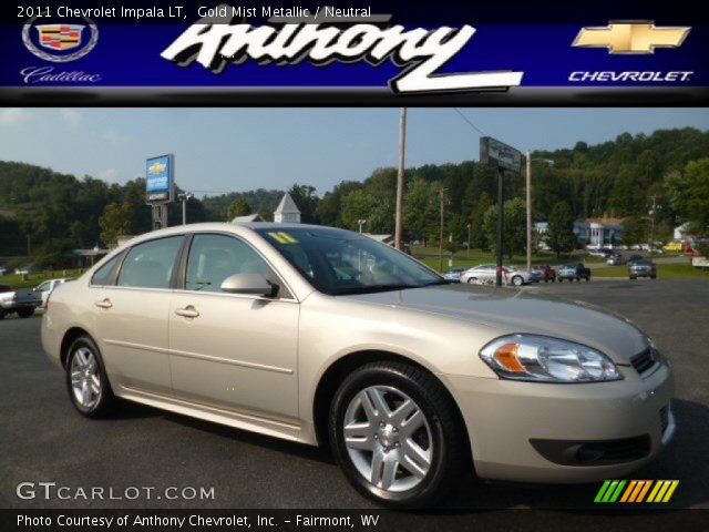 2011 Chevrolet Impala LT in Gold Mist Metallic