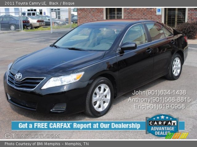 2011 Toyota Camry LE in Black
