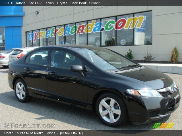2010 Honda Civic LX-S Sedan in Crystal Black Pearl