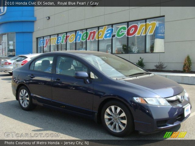 2010 Honda Civic EX Sedan in Royal Blue Pearl