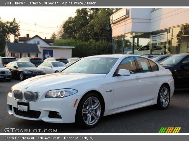 2013 BMW 5 Series 550i Sedan in Alpine White