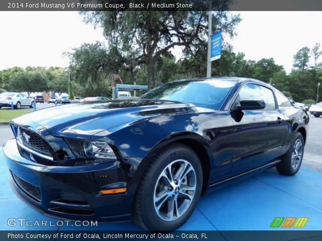 2014 Ford Mustang V6 Premium Coupe in Black