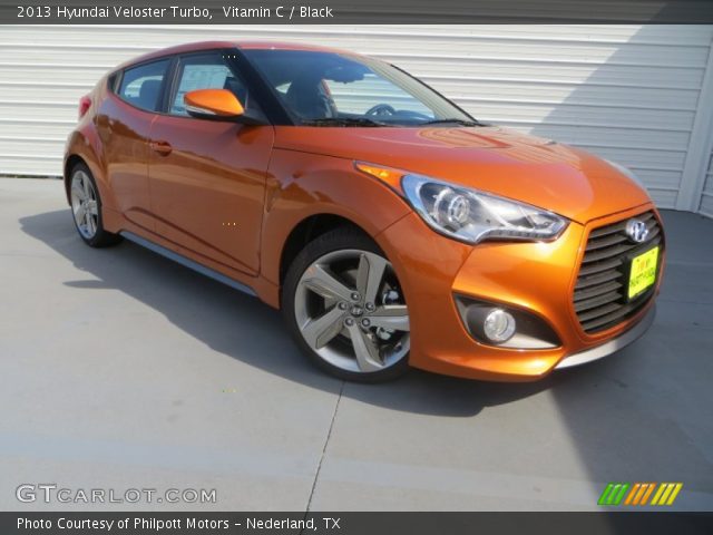 2013 Hyundai Veloster Turbo in Vitamin C