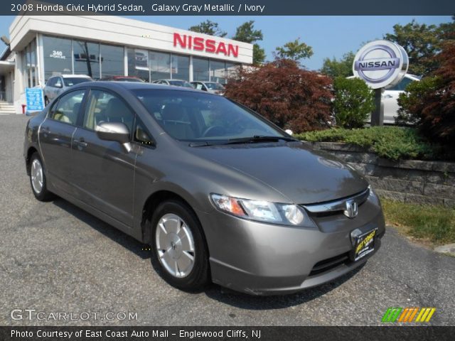 2008 Honda Civic Hybrid Sedan in Galaxy Gray Metallic